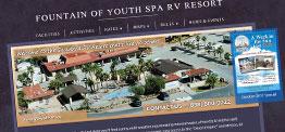 Fountain of Youth Spa & RV Resort web design