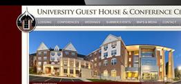 University Guest House web design