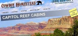 Cowboy Homestead Cabins web design