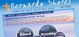Bernardo Shores RV Park web design